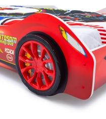 Пластиковые колеса Speedy красный для кровати-машины